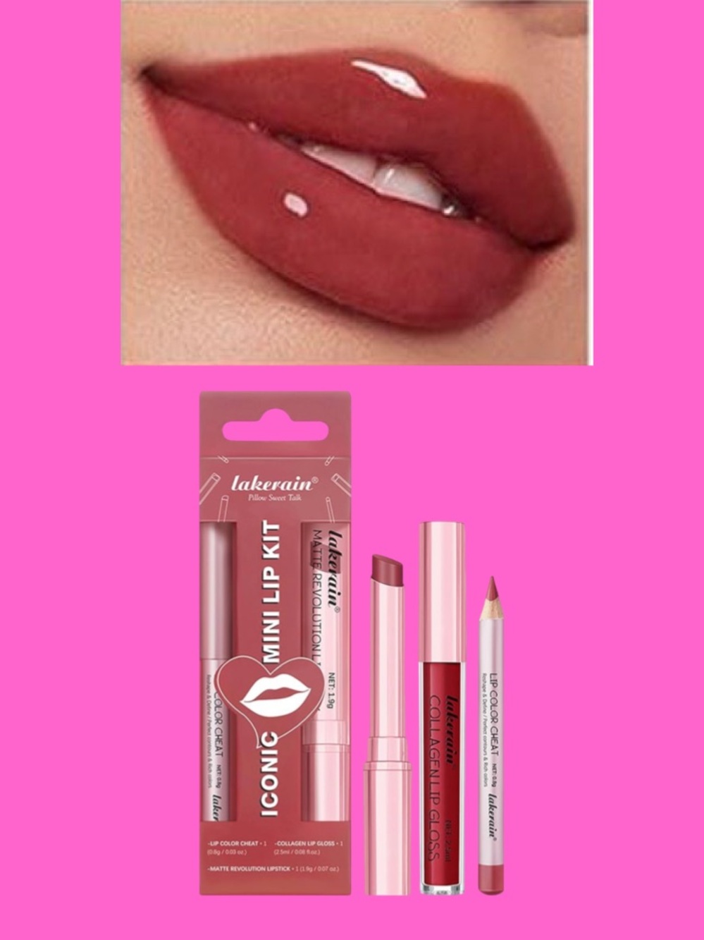 Iconic Mini Lip Kit — Pink - Picture 5 of 5